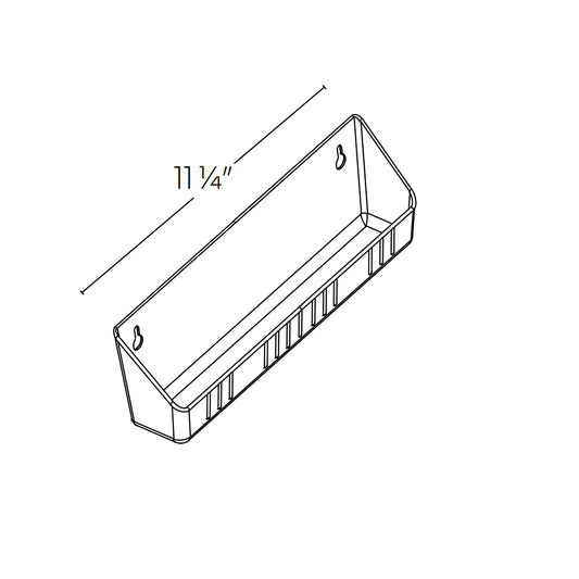 CNC Concord Newport White Tilt out Tray