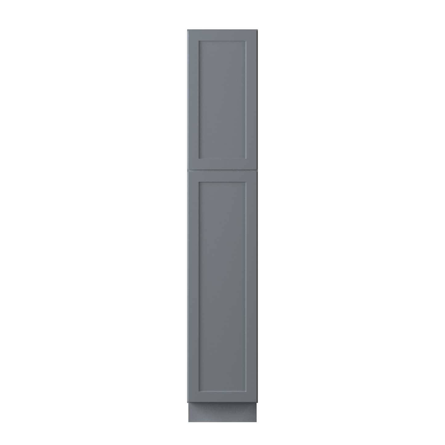 Utility Kitchen Cabinet U1584 Colonial Gray LessCare 15 in. width 84 in. height 24 in. depth