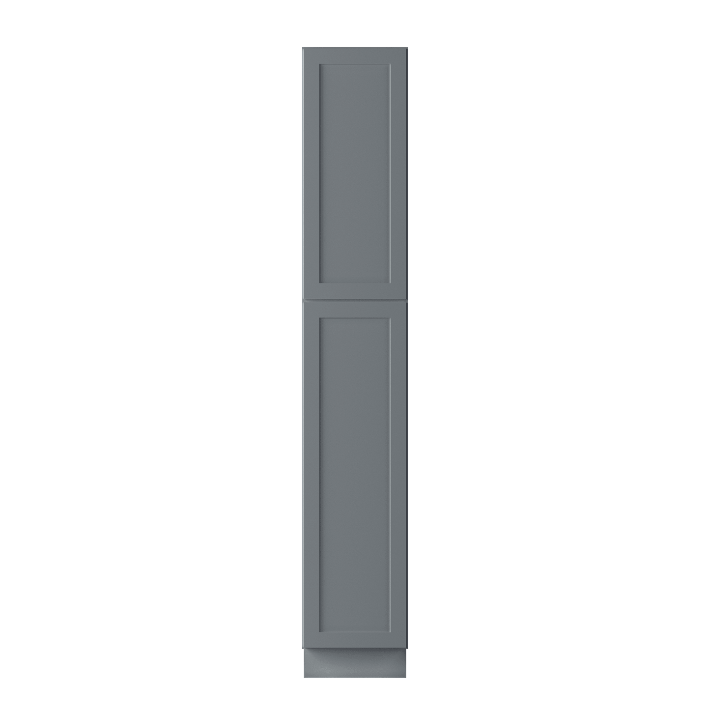 Utility Kitchen Cabinet U1590 Colonial Gray LessCare 15 in. width 90 in. height 24 in. depth