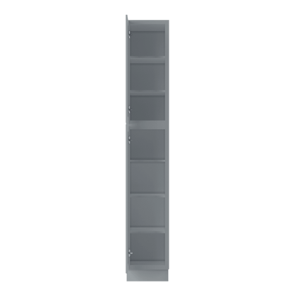 Utility Kitchen Cabinet U1590 Colonial Gray LessCare 15 in. width 90 in. height 24 in. depth