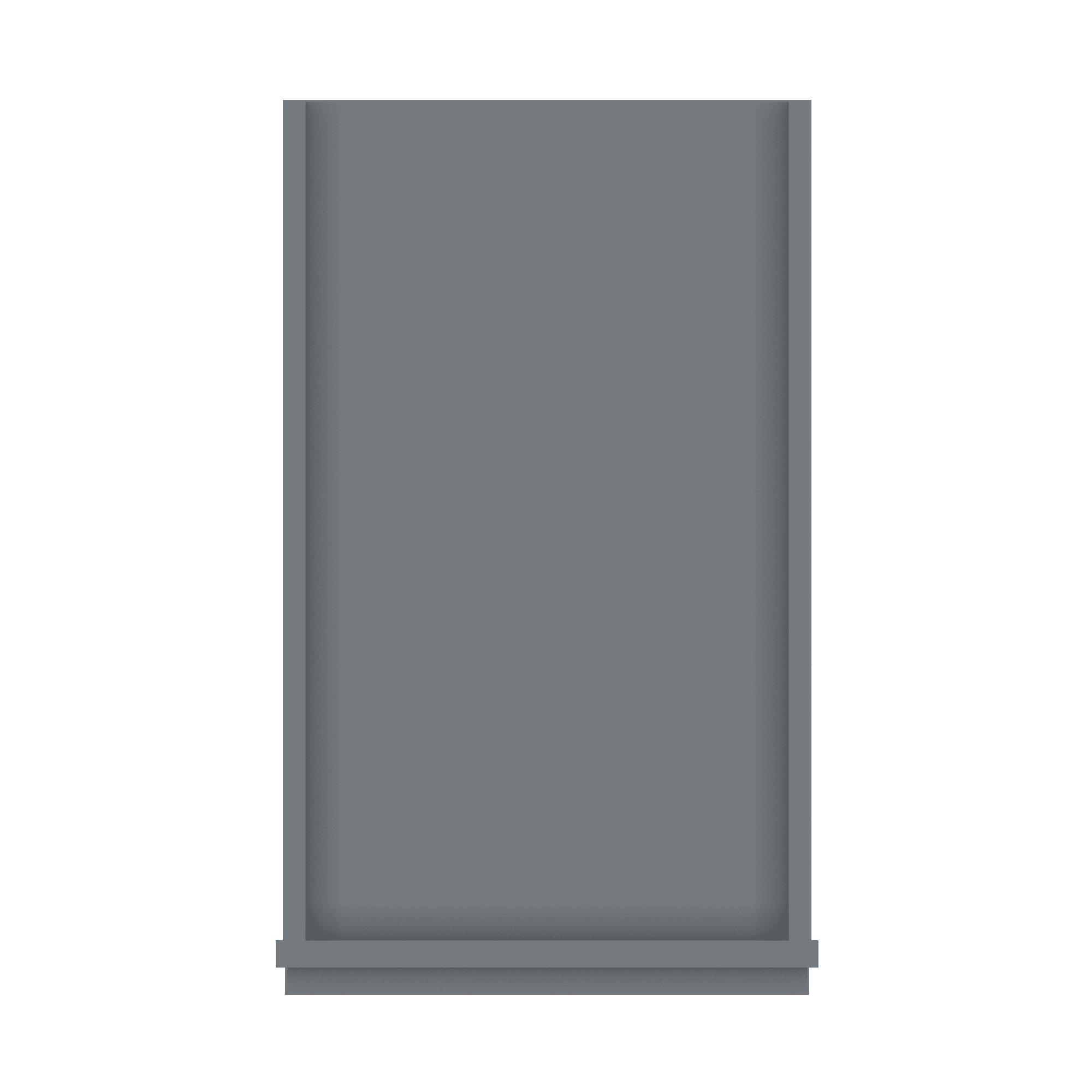 Utility Kitchen Cabinet U1590 Colonial Gray LessCare 15 in. width 90 in. height 24 in. depth