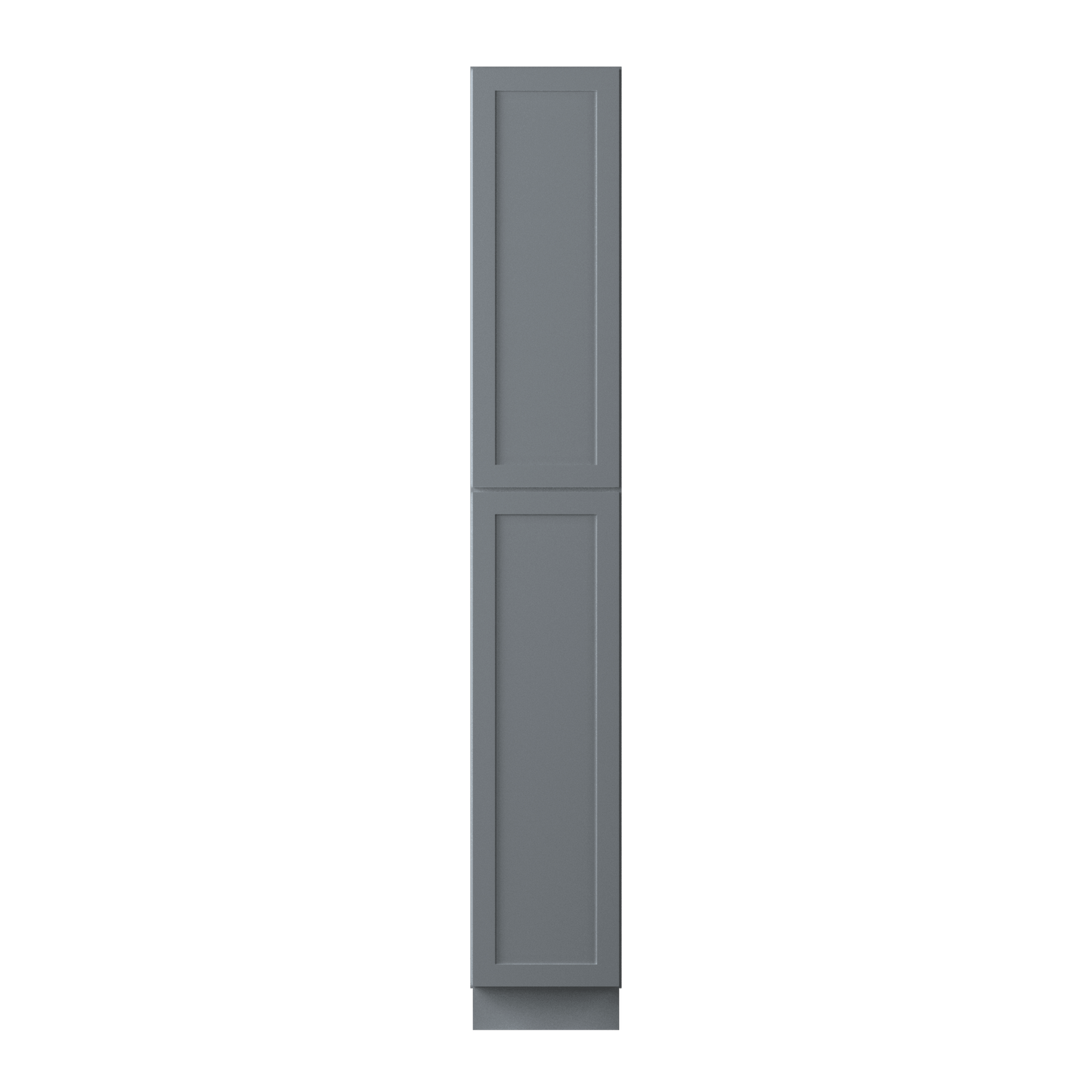 Utility Kitchen Cabinet U1596 Colonial Gray LessCare 15 in. width 96 in. height 24 in. depth