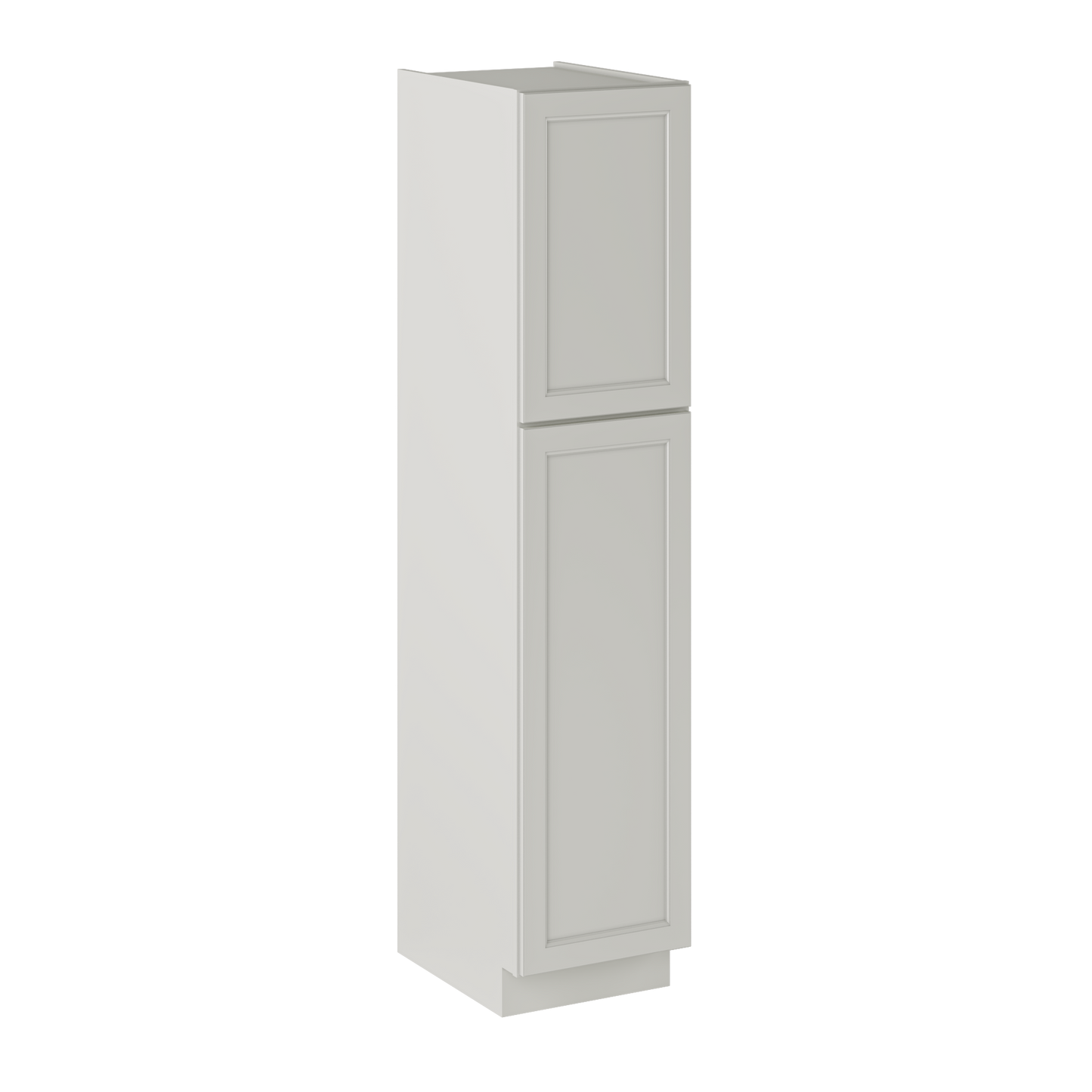 Utility Kitchen Cabinet U1884 Milan Pearl 18 in. width 84 in. height 24 in. depth