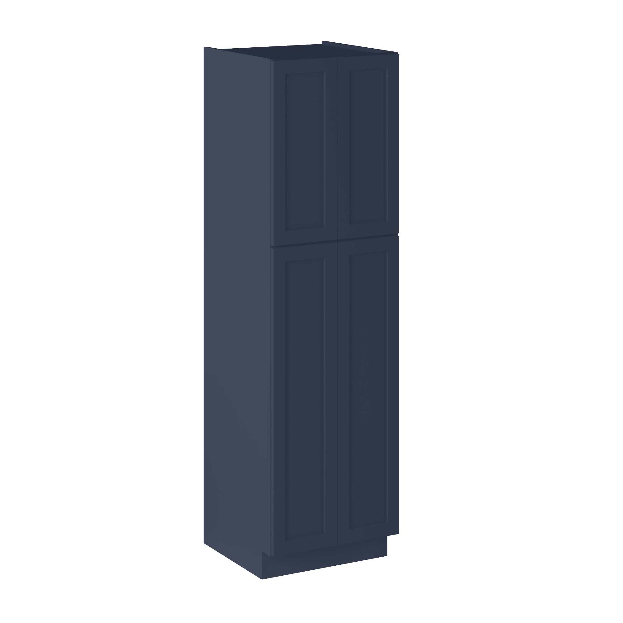 Utility Kitchen Cabinet U2484 Danbury Blue LessCare 24 in. width 84 in. height 24 in. depth