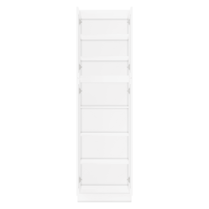 Utility Kitchen Cabinet U2484 Alpina White LessCare 24 in. width 84 in. height 24 in. depth