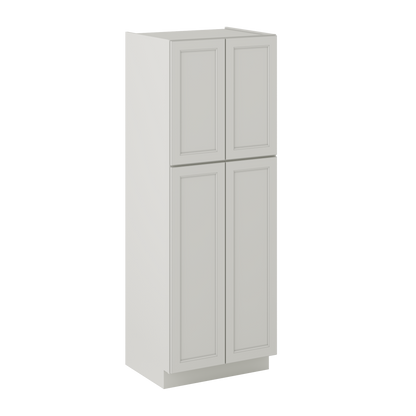 30”W x 84”H x 24”D Utility Kitchen Cabinet - Milan Pearl