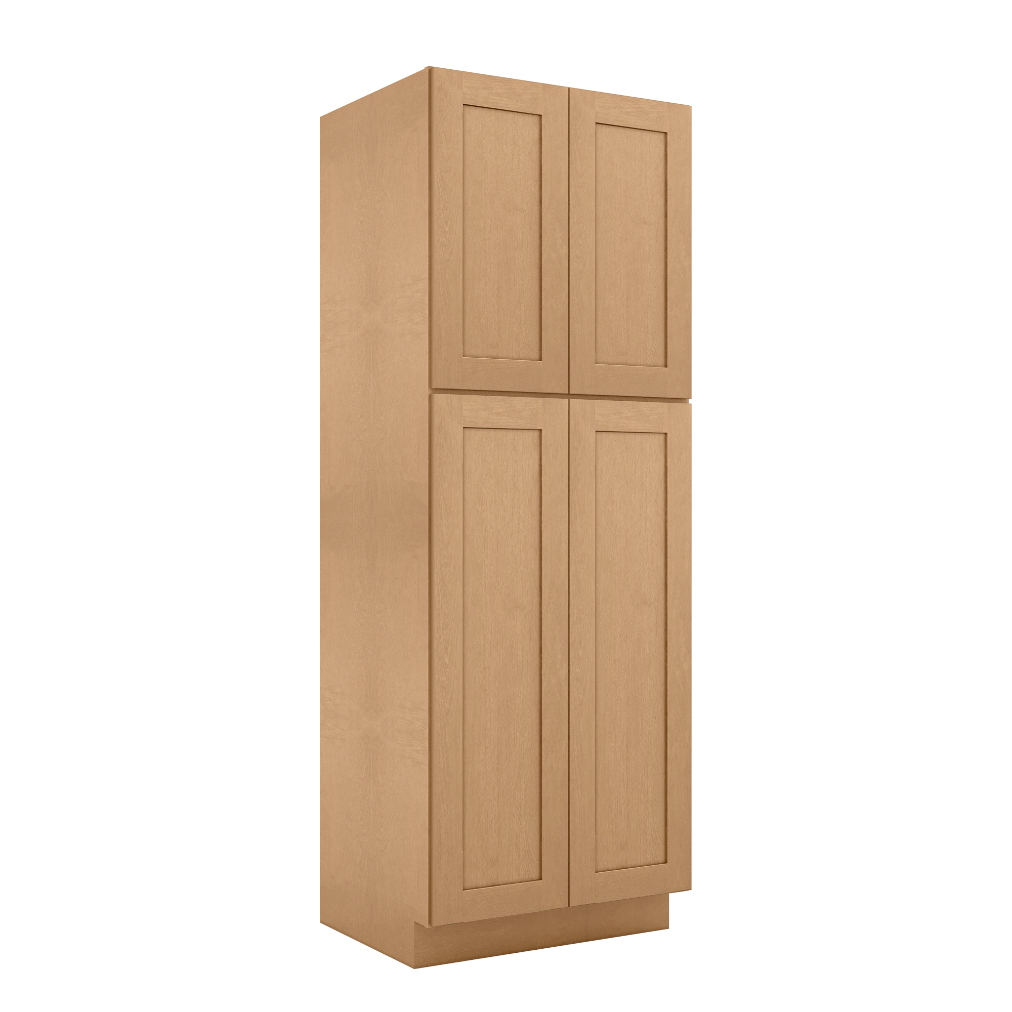 33”W x 84”H x 24”D Utility Kitchen Cabinet - Shaker Toffee