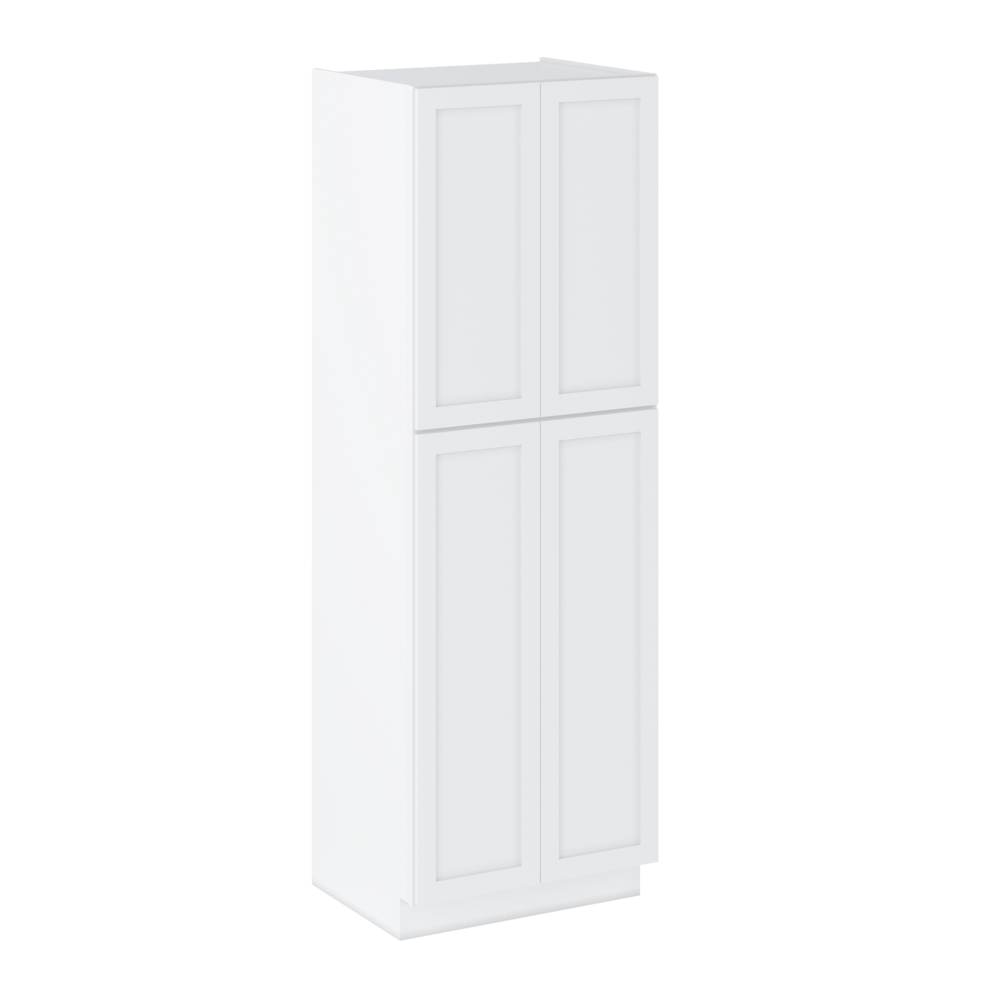 30”W x 96”H x 24”D Utility Kitchen Cabinet - Alpina White