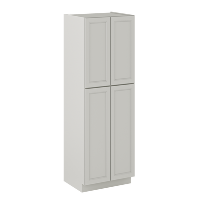 30”W x 90”H x 24”D Utility Kitchen Cabinet - Milan Pearl