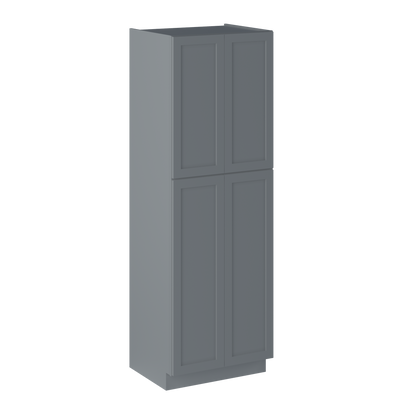 30”W x 96”H x 24”D Utility Kitchen Cabinet - Colonial Gray