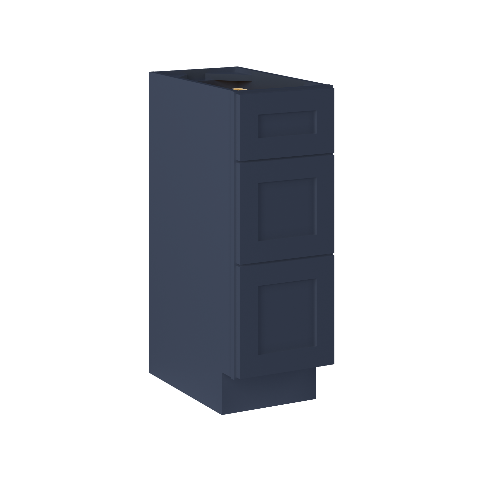 Vanity Drawer Base Cabinet VDB1221345 Danbury Blue LessCare 12 in. width 34.5 in. height 21 in. depth