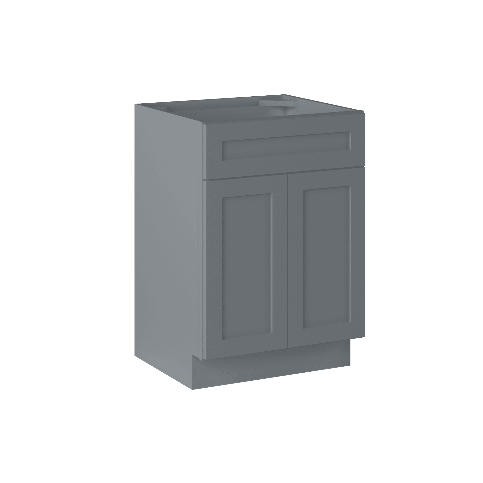 24 W x 21 D x 34.5 H Vanity Sink Base Cabinet - Colonial Gray