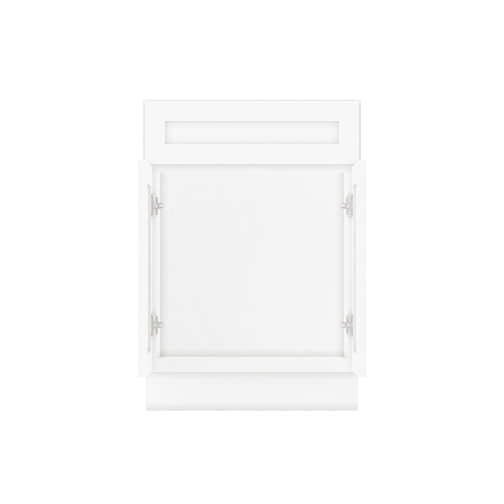 24 W x 21 D x 34.5 H Vanity Sink Base Cabinet - Alpina White