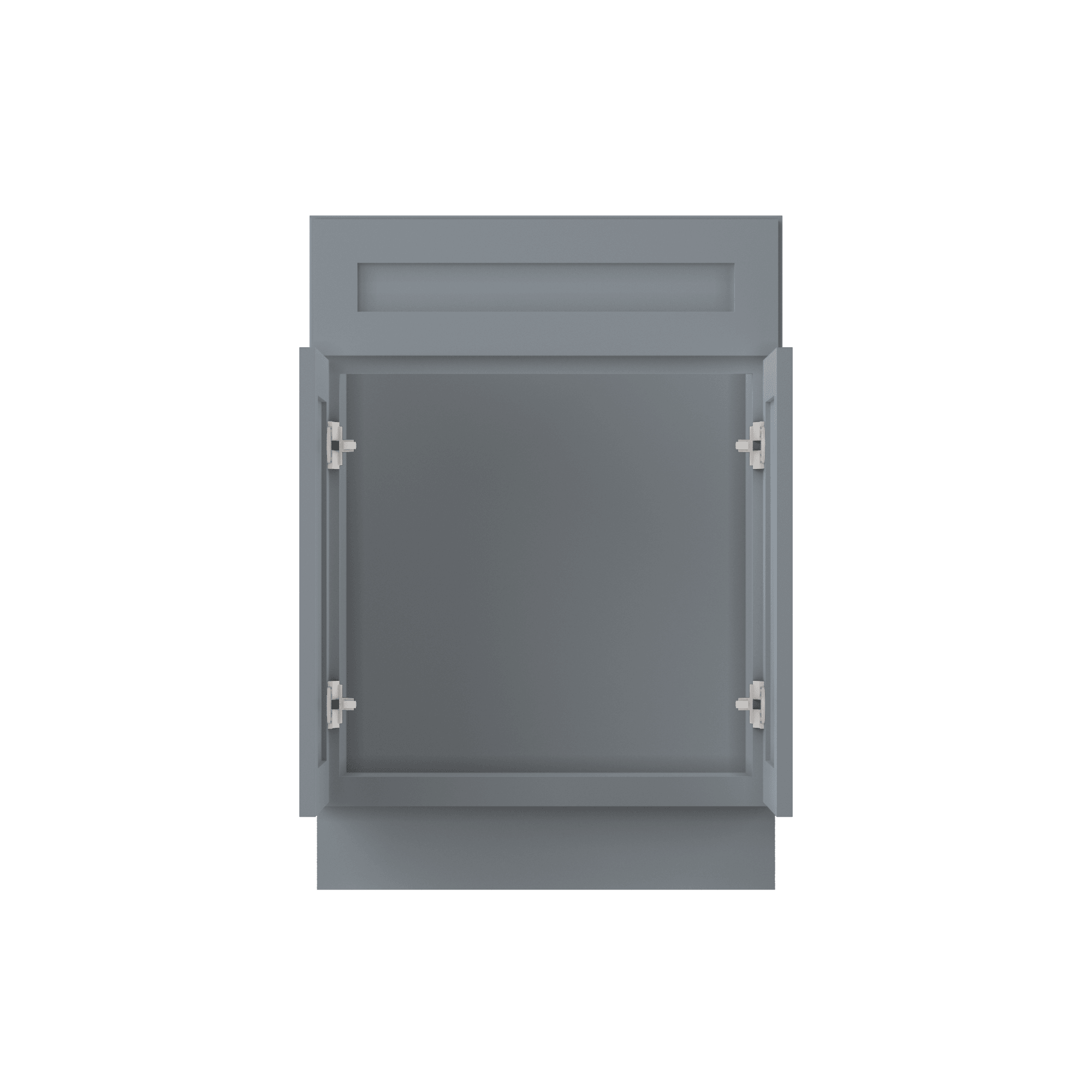 24 W x 21 D x 34.5 H Vanity Sink Base Cabinet - Colonial Gray