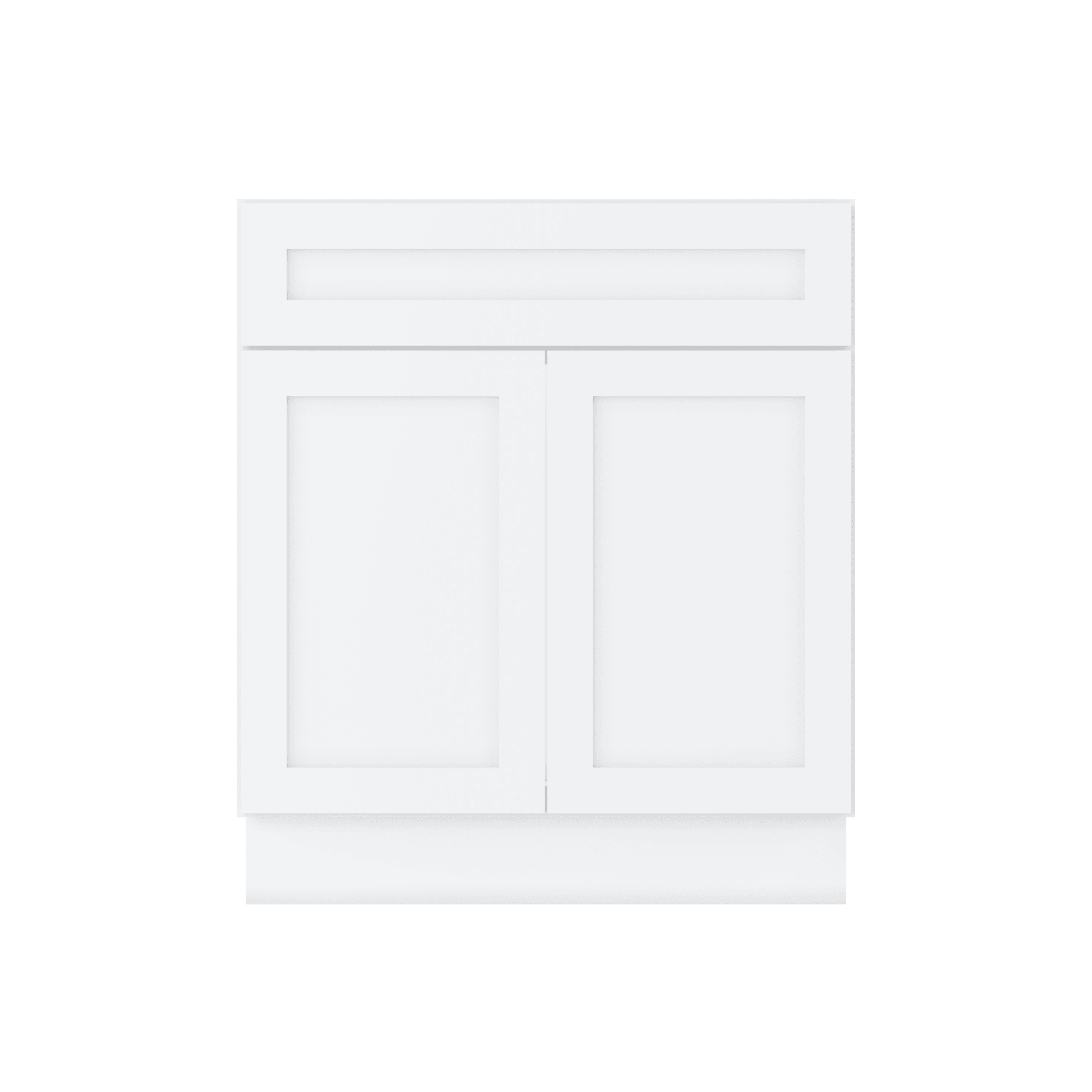 30 W x 21 D x 34.5 H Vanity Sink Base Cabinet - Alpina White