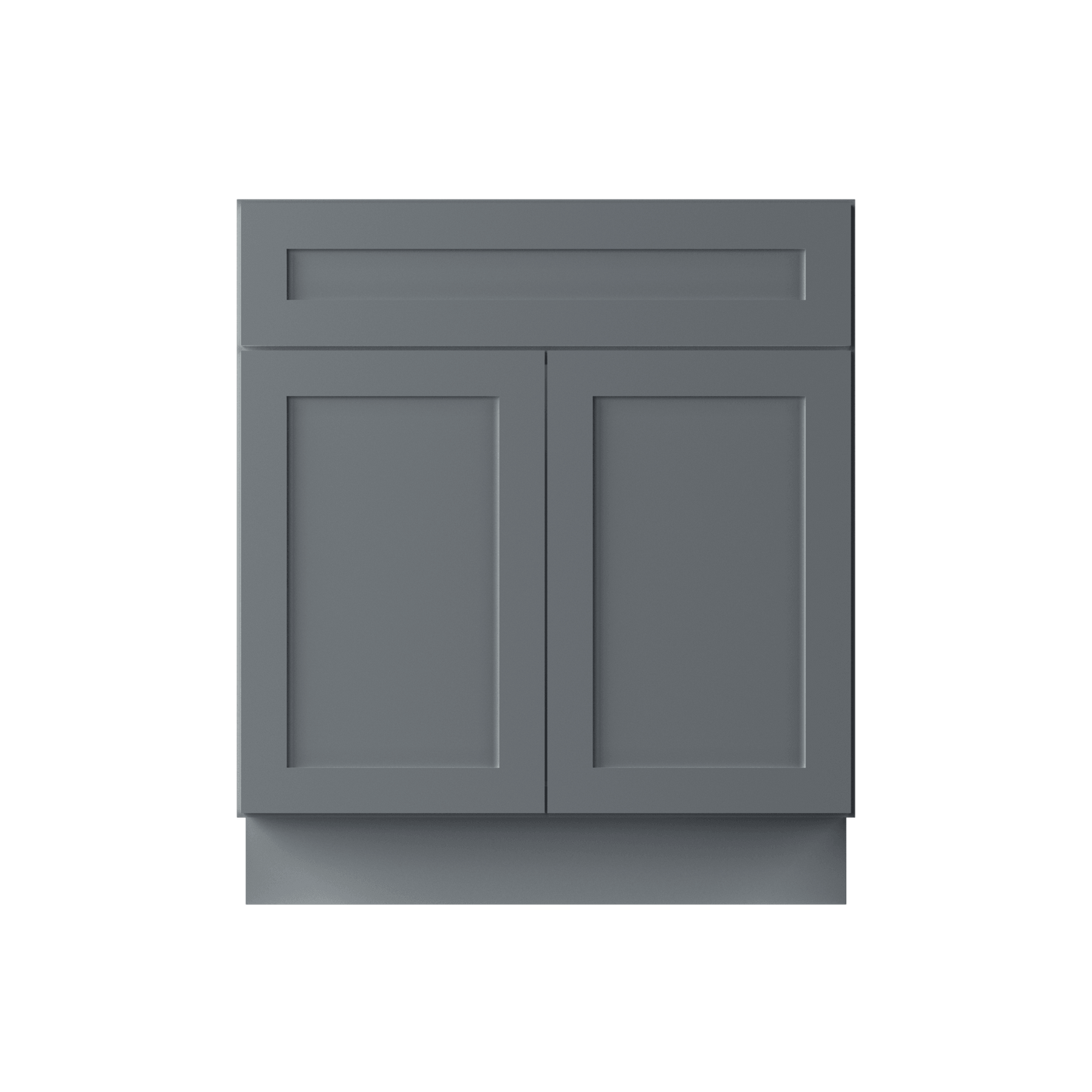 30 W x 21 D x 34.5 H Vanity Sink Base Cabinet - Colonial Gray