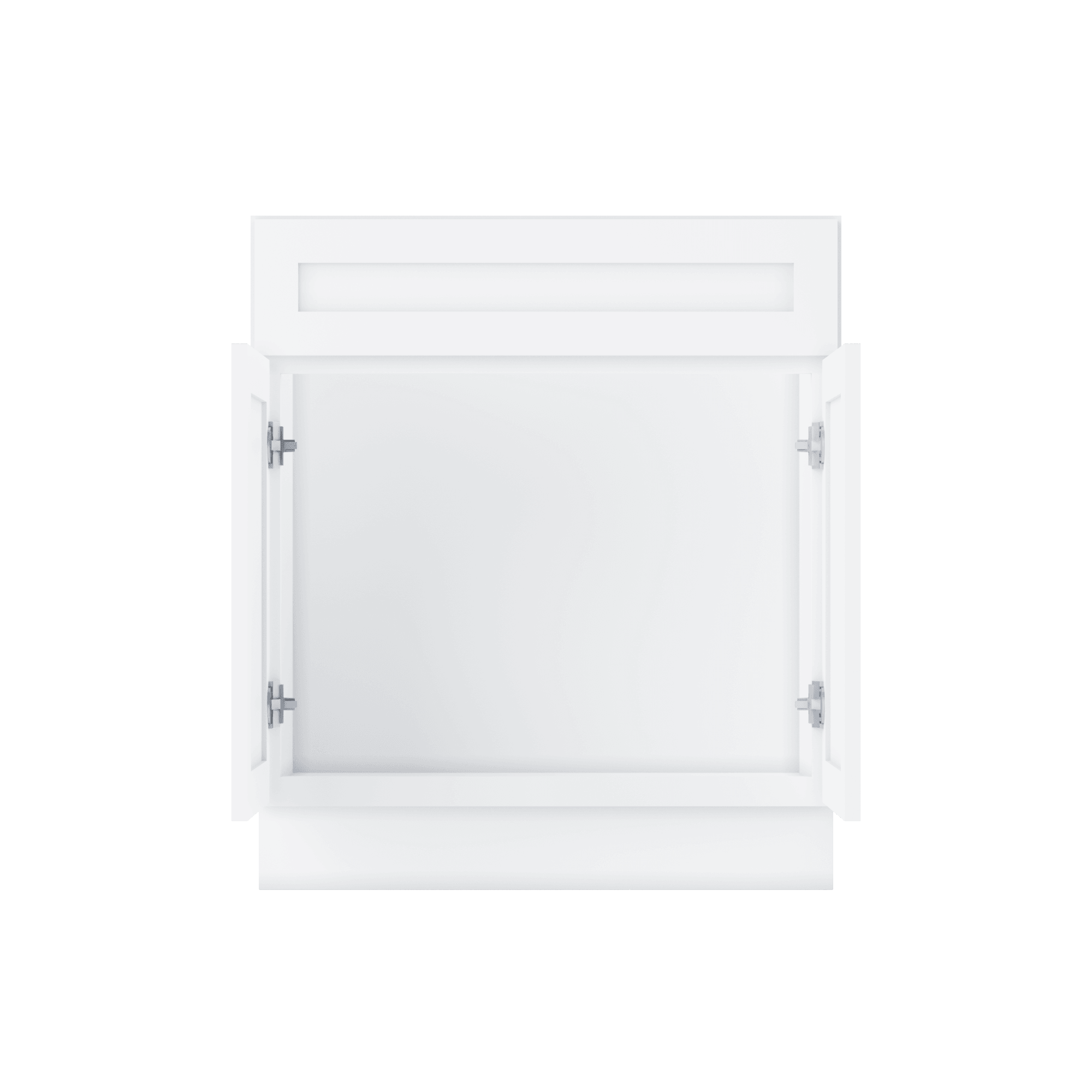 30 W x 21 D x 34.5 H Vanity Sink Base Cabinet - Alpina White