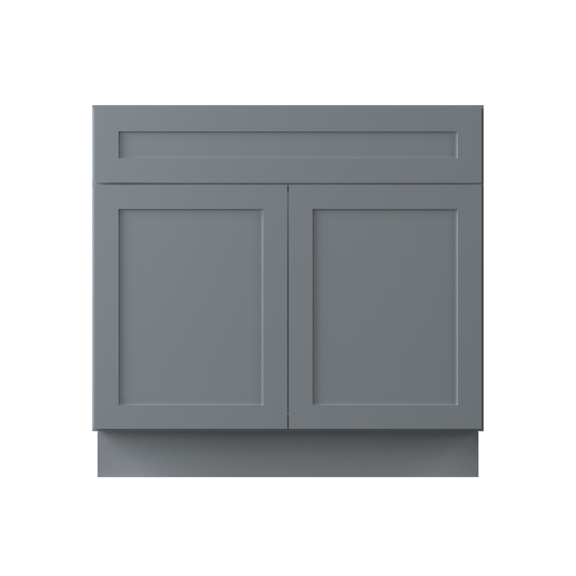 36 W x 21 D x 34.5 H Vanity Sink Base Cabinet - Colonial Gray