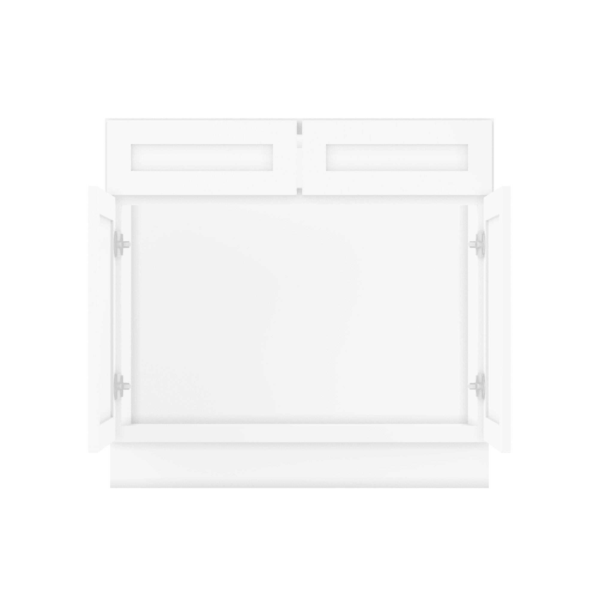 36 W x 21 D x 34.5 H Vanity Sink Base Cabinet - Alpina White