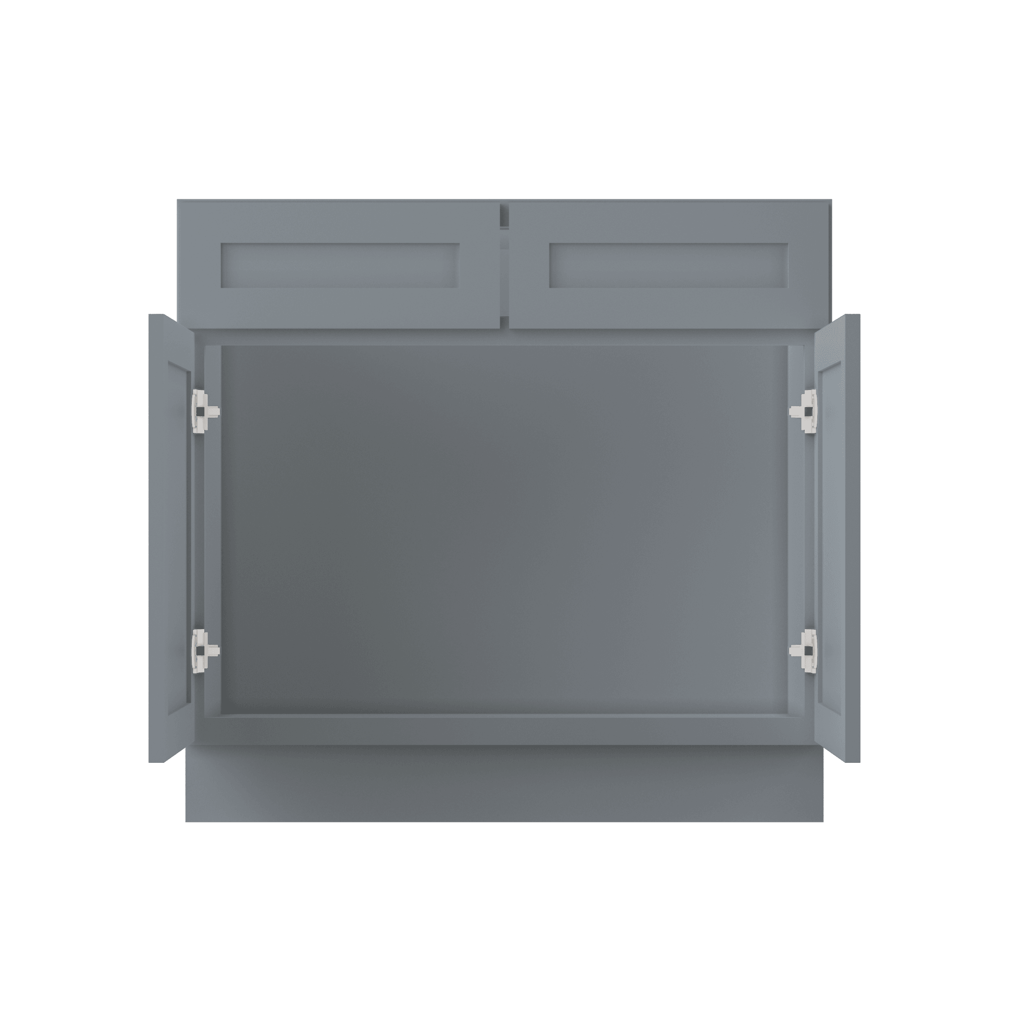 36 W x 21 D x 34.5 H Vanity Sink Base Cabinet - Colonial Gray