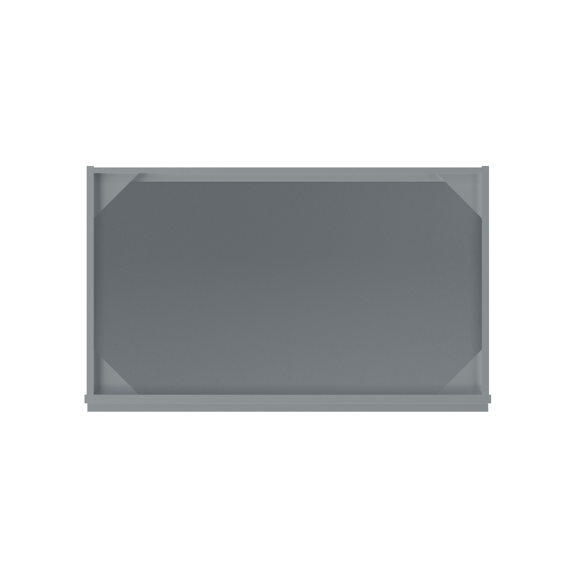 36 W x 21 D x 34.5 H Vanity Sink Base Cabinet - Colonial Gray