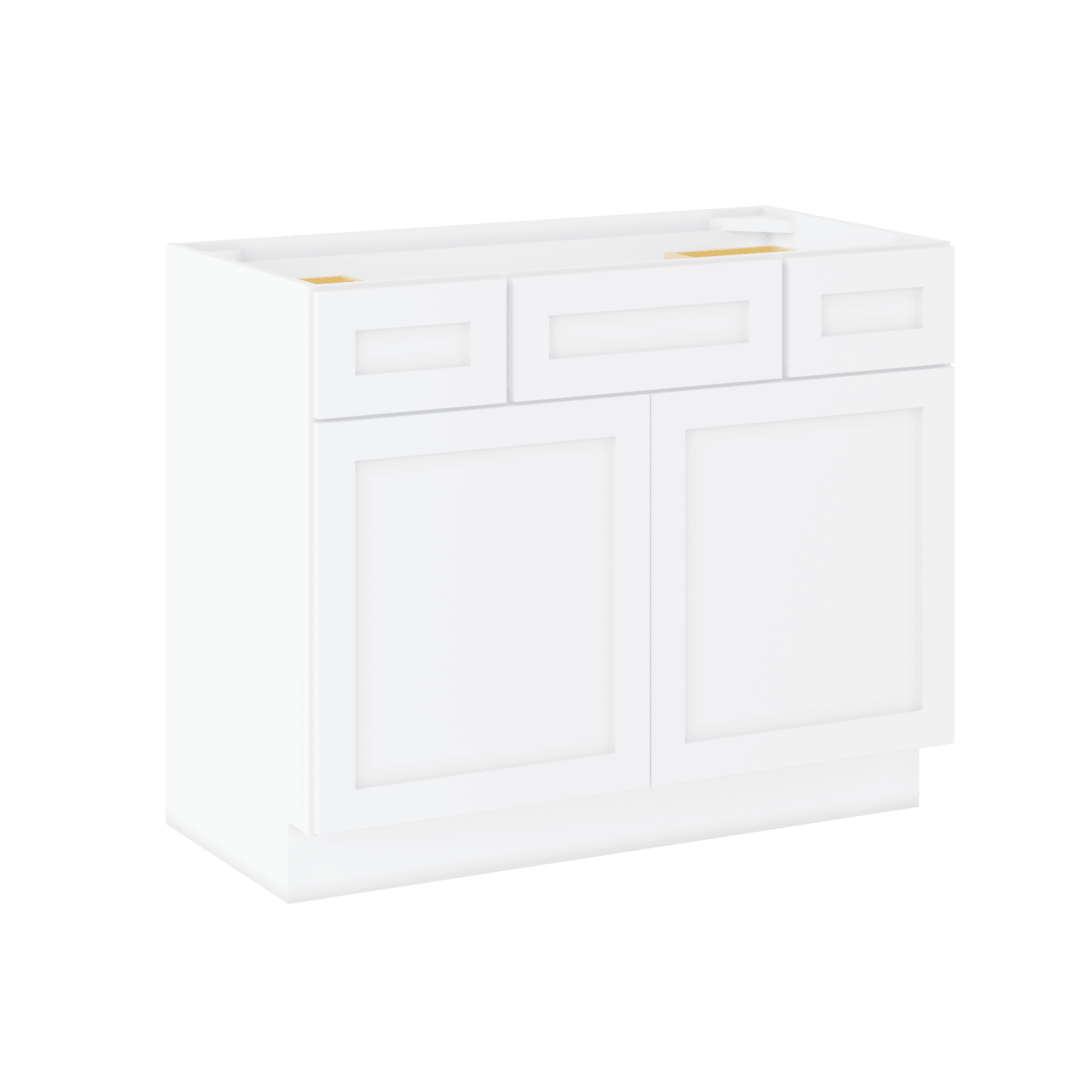 42 W x 21 D x 34.5 H Vanity Sink Base Cabinet - Alpina White