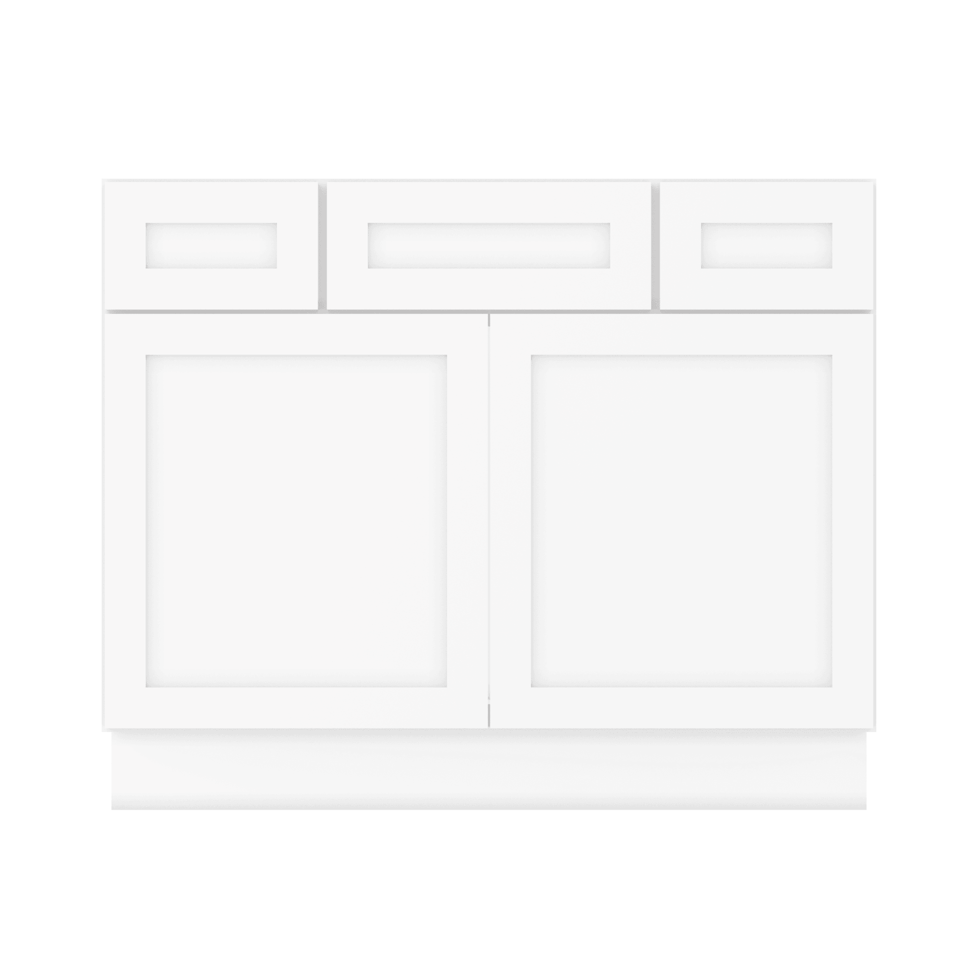 42 W x 21 D x 34.5 H Vanity Sink Base Cabinet - Alpina White