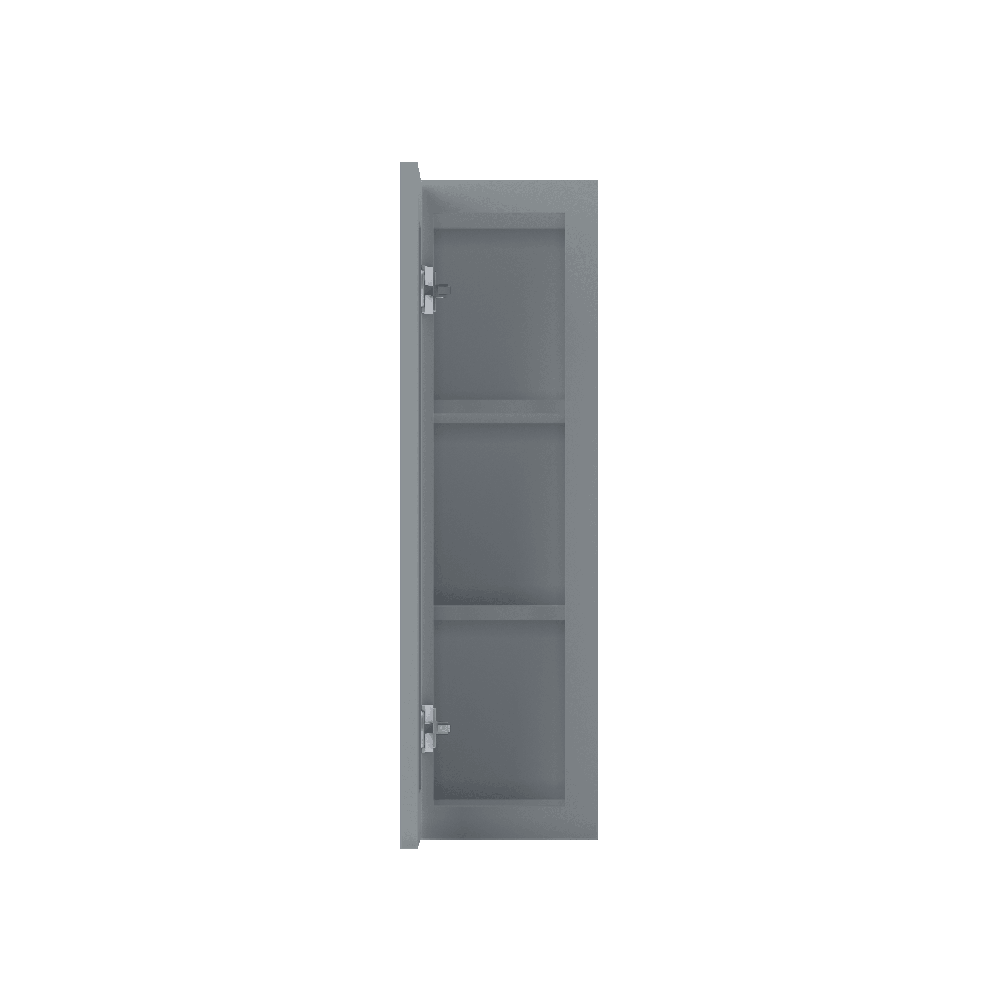 Wall Kitchen Cabinet W0930 Colonial Gray LessCare 9 in. width 30 in. height 12 in. depth