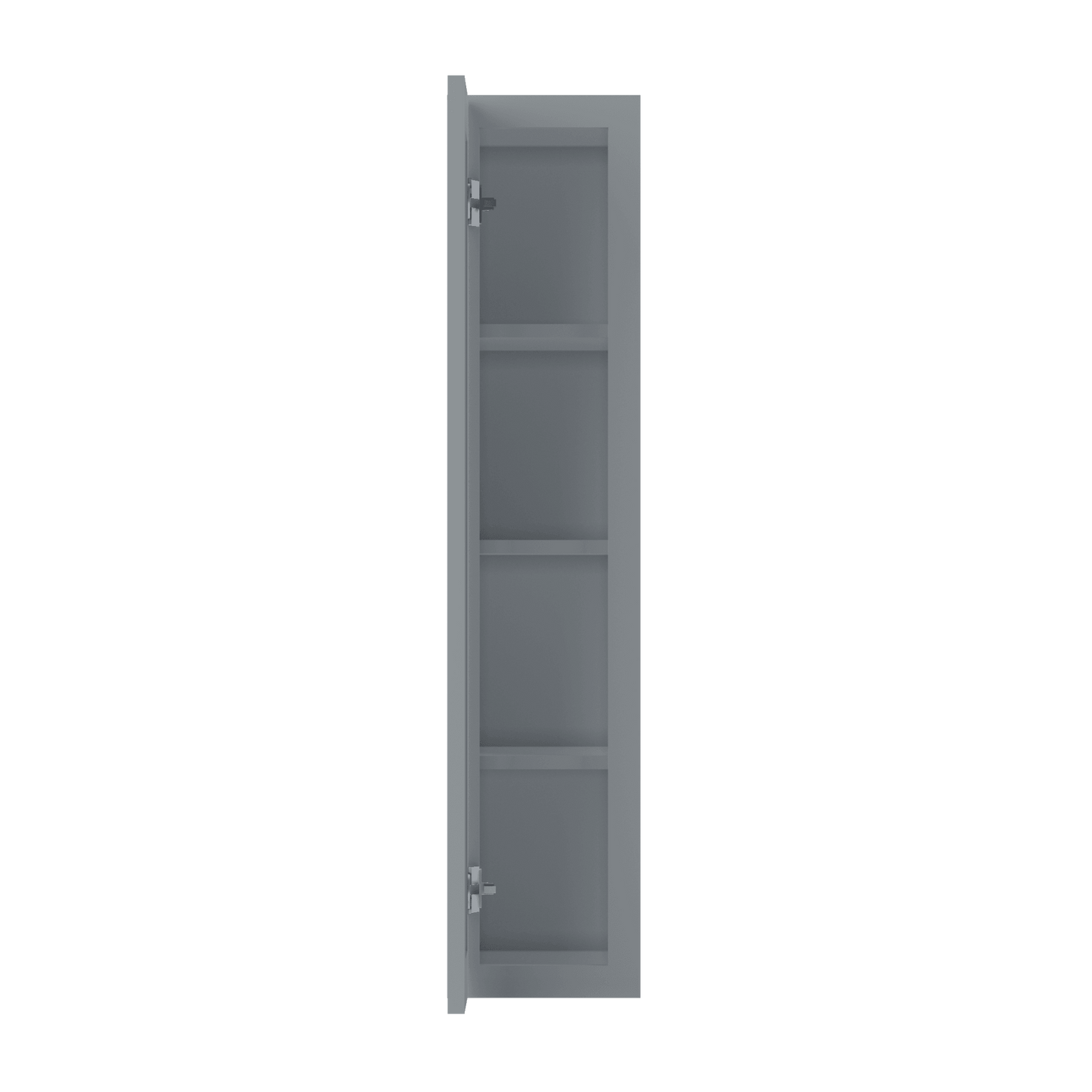 Wall Kitchen Cabinet W0942 Colonial Gray LessCare 9 in. width 42 in. height 12 in. depth