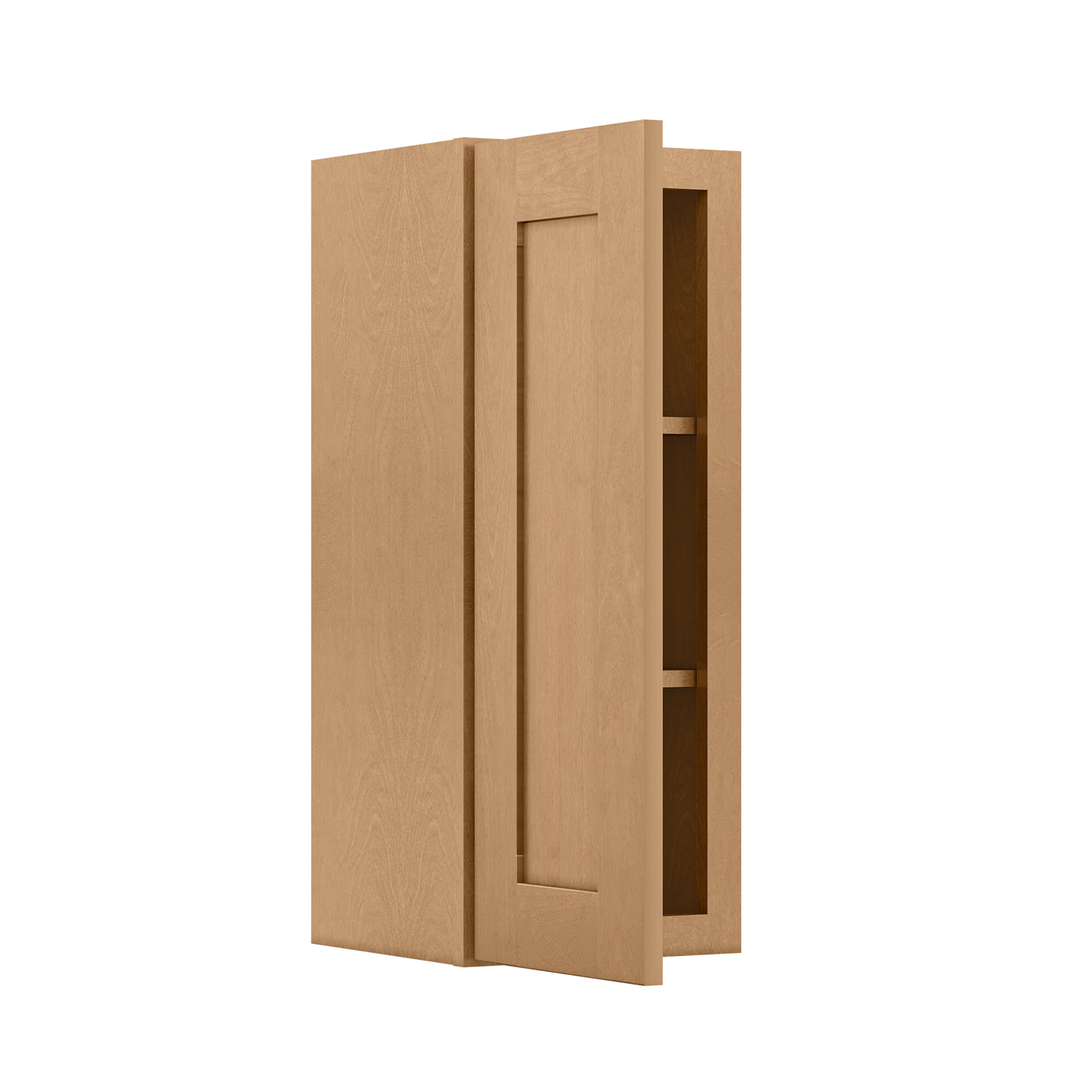 Wall Kitchen Cabinet W1230 Shaker Toffee LessCare 12 in. width 30 in. height 12 in. depth