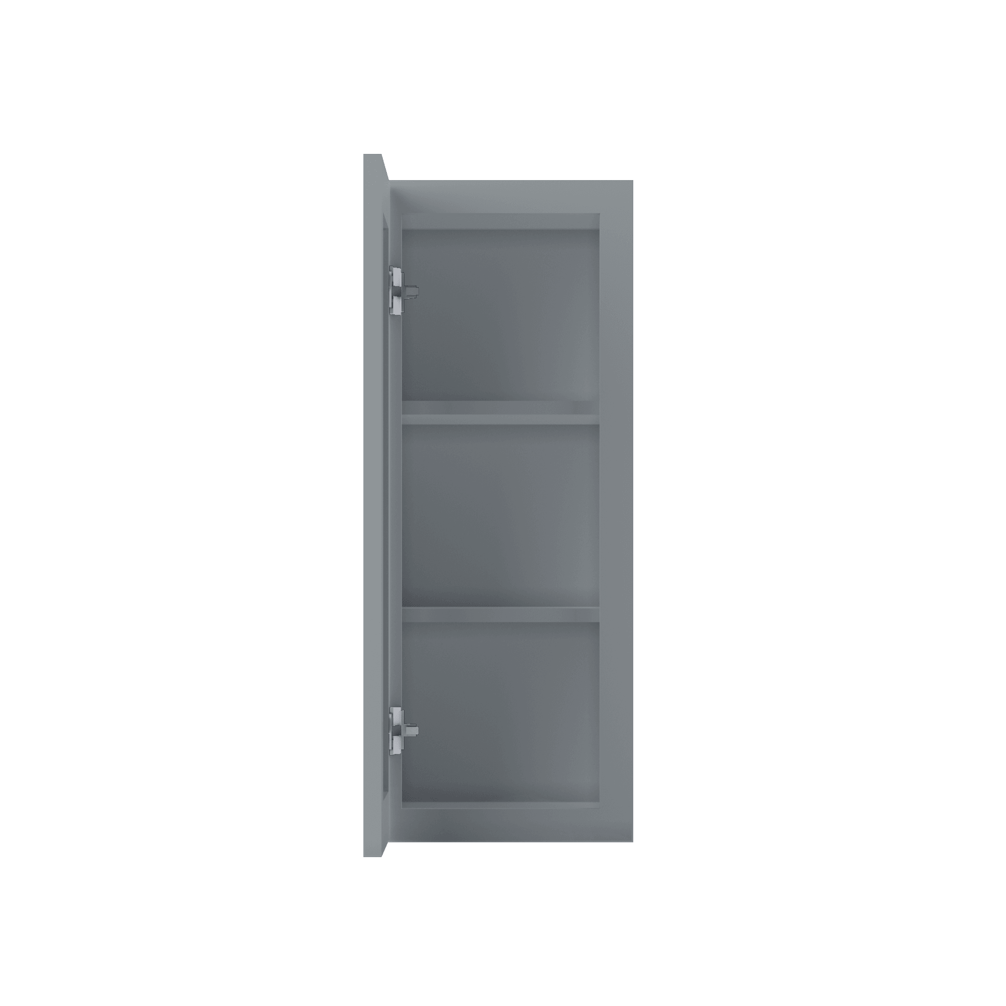 Wall Kitchen Cabinet W1230 Colonial Gray LessCare 12 in. width 30 in. height 12 in. depth