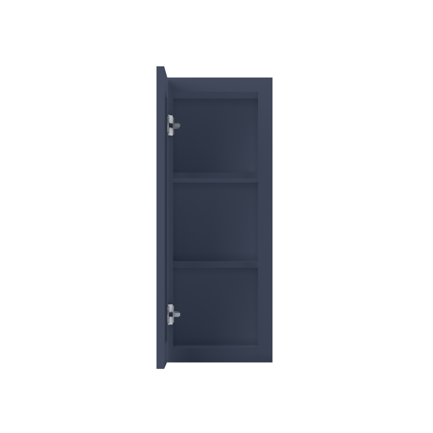 Wall Kitchen Cabinet W1230 Danbury Blue LessCare 12 in. width 30 in. height 12 in. depth