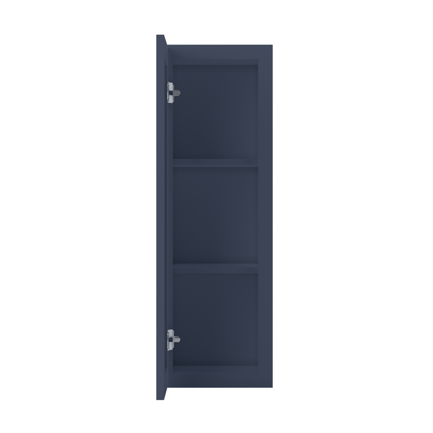 Wall Kitchen Cabinet W1236 Danbury Blue LessCare 12 in. width 36 in. height 12 in. depth