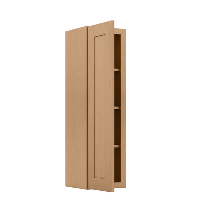 Wall Kitchen Cabinet W1242 Shaker Toffee LessCare 12 in. width 42 in. height 12 in. depth