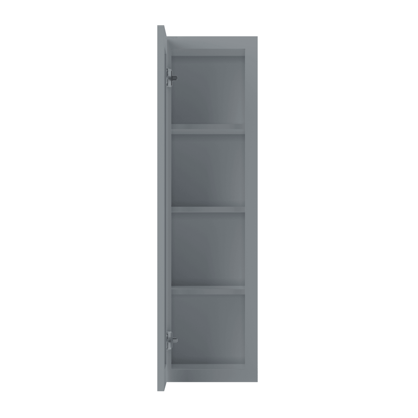 Wall Kitchen Cabinet W1242 Colonial Gray LessCare 12 in. width 42 in. height 12 in. depth