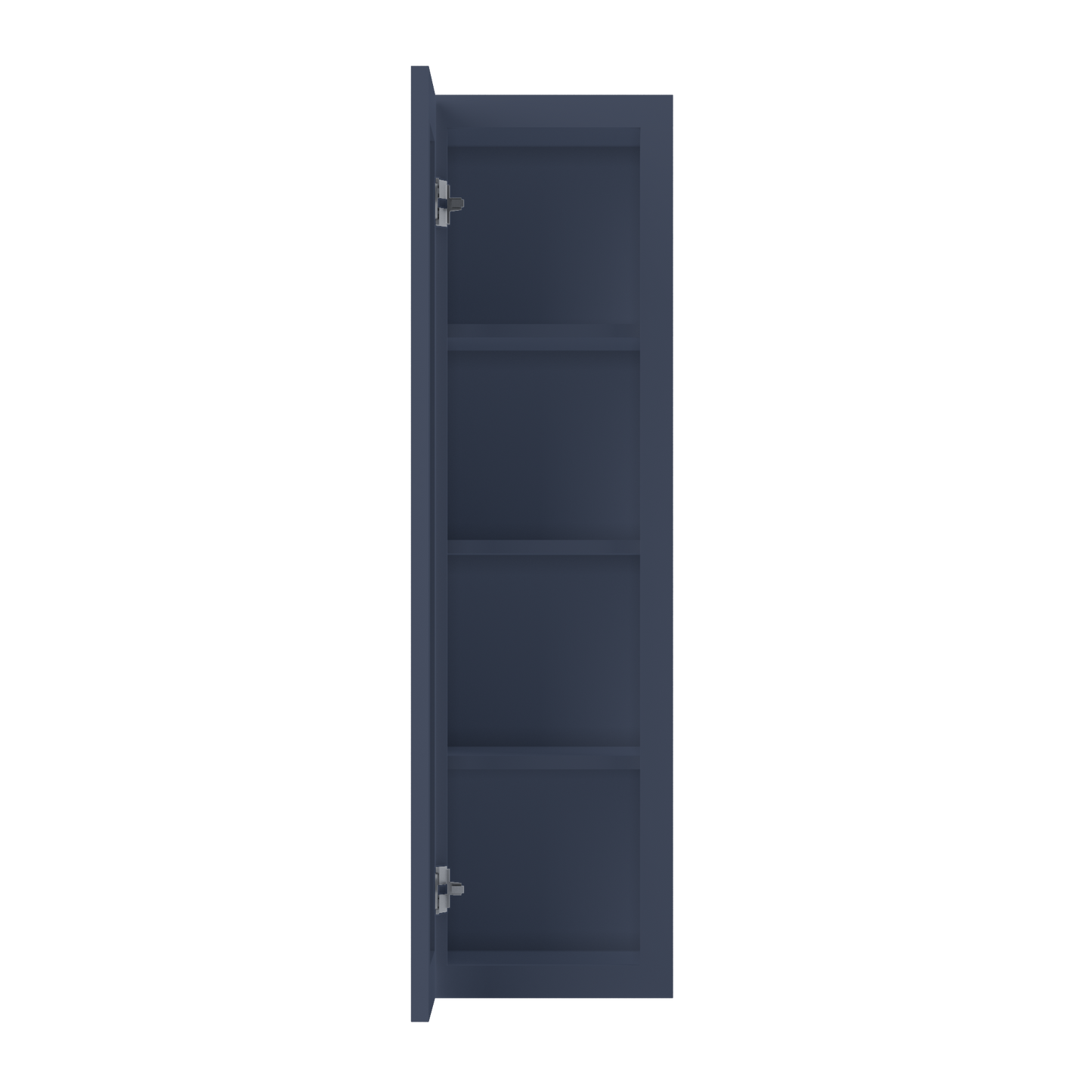 Wall Kitchen Cabinet W1242 Danbury Blue LessCare 12 in. width 42 in. height 12 in. depth