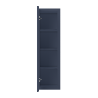 Wall Kitchen Cabinet W1242 Danbury Blue LessCare 12 in. width 42 in. height 12 in. depth