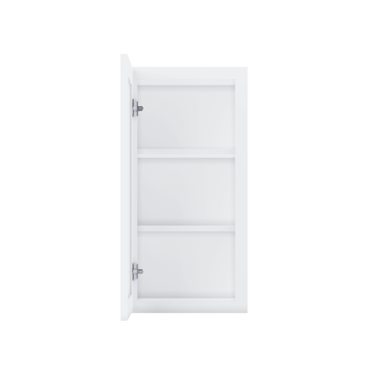 Wall Kitchen Cabinet W1530 Alpina White LessCare 15 in. width 30 in. height 12 in. depth