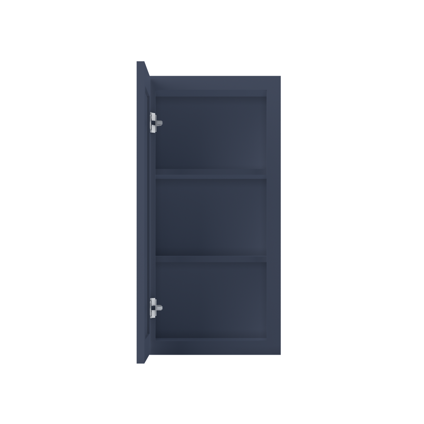 Wall Kitchen Cabinet W1530 Danbury Blue LessCare 15 in. width 30 in. height 12 in. depth