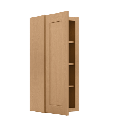 Wall Kitchen Cabinet W1536 Shaker Toffee LessCare 15 in. width 36 in. height 12 in. depth