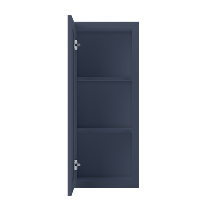 Wall Kitchen Cabinet W1536 Danbury Blue LessCare 15 in. width 36 in. height 12 in. depth