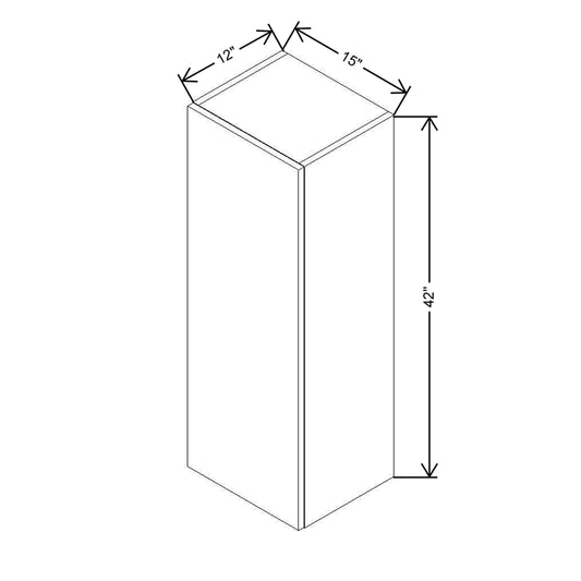 CNC Classic Milano Sunset 33" W X 18" H Double Door Wall Cabinet