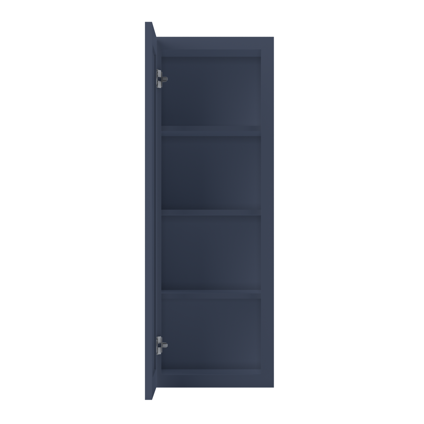 Wall Kitchen Cabinet W1542 Danbury Blue LessCare 15 in. width 42 in. height 12 in. depth