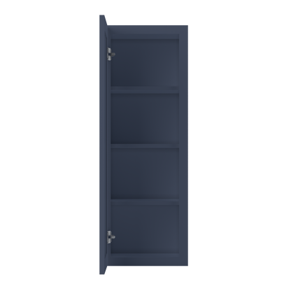 Wall Kitchen Cabinet W1542 Danbury Blue LessCare 15 in. width 42 in. height 12 in. depth