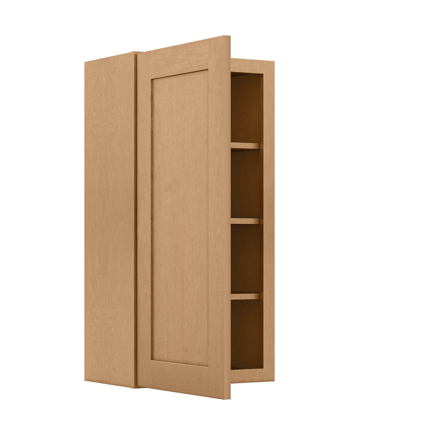 Wall Kitchen Cabinet W1836 Shaker Toffee LessCare 18 in. width 36 in. height 12 in. depth