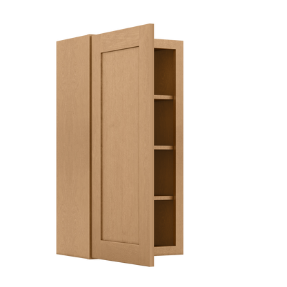 Wall Kitchen Cabinet W1836 Shaker Toffee LessCare 18 in. width 36 in. height 12 in. depth