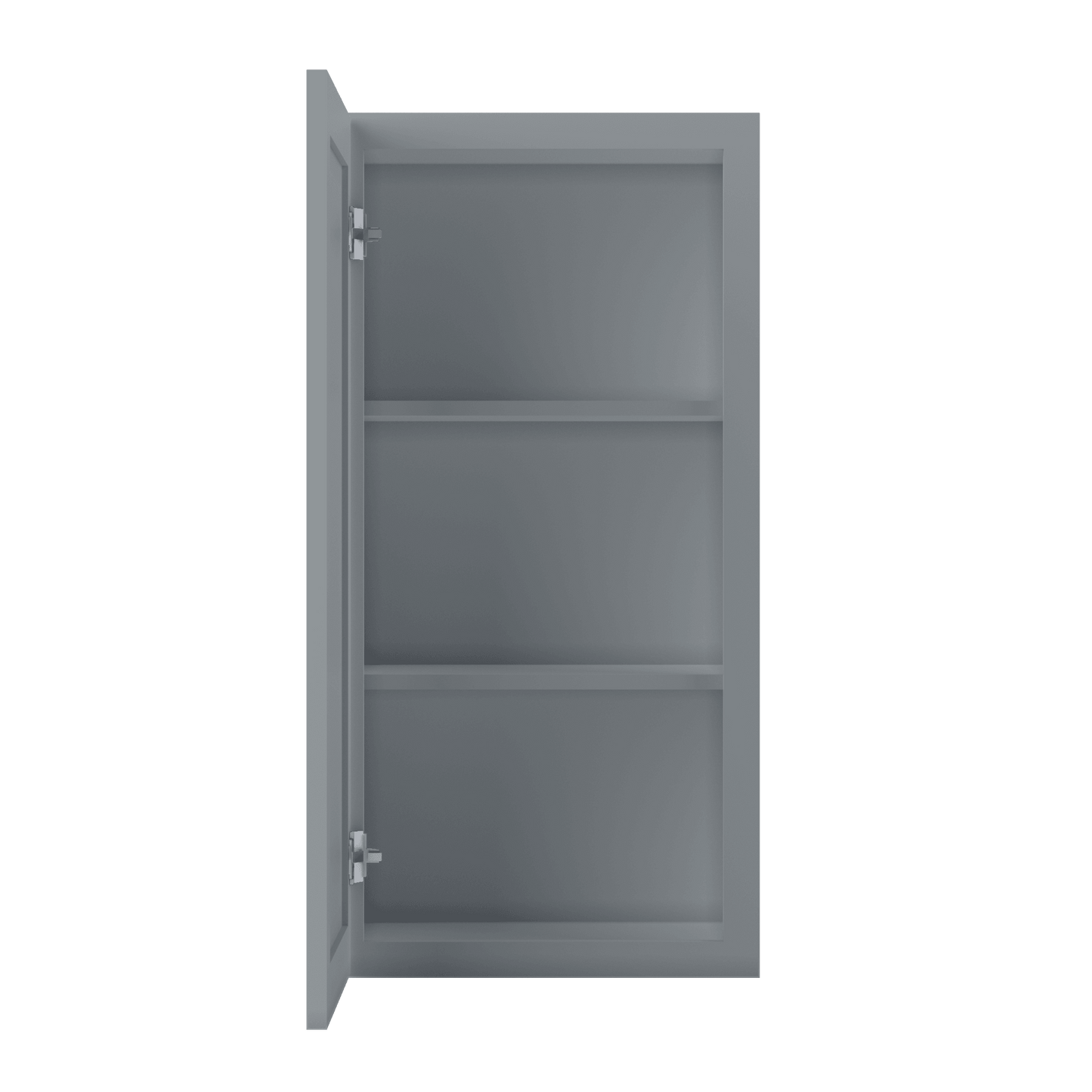 Wall Kitchen Cabinet W1836 Colonial Gray LessCare 18 in. width 36 in. height 12 in. depth