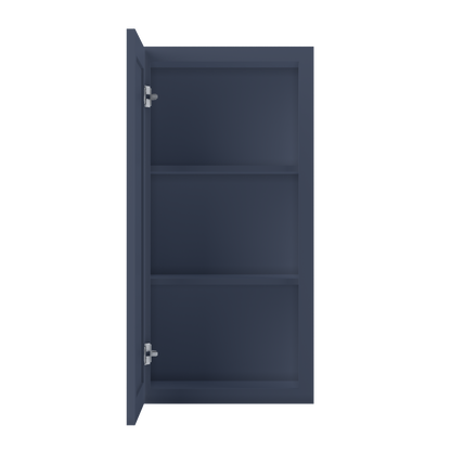 Wall Kitchen Cabinet W1836 Danbury Blue LessCare 18 in. width 36 in. height 12 in. depth