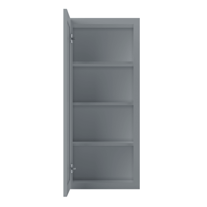 Wall Kitchen Cabinet W1842 Colonial Gray LessCare 18 in. width 42 in. height 12 in. depth