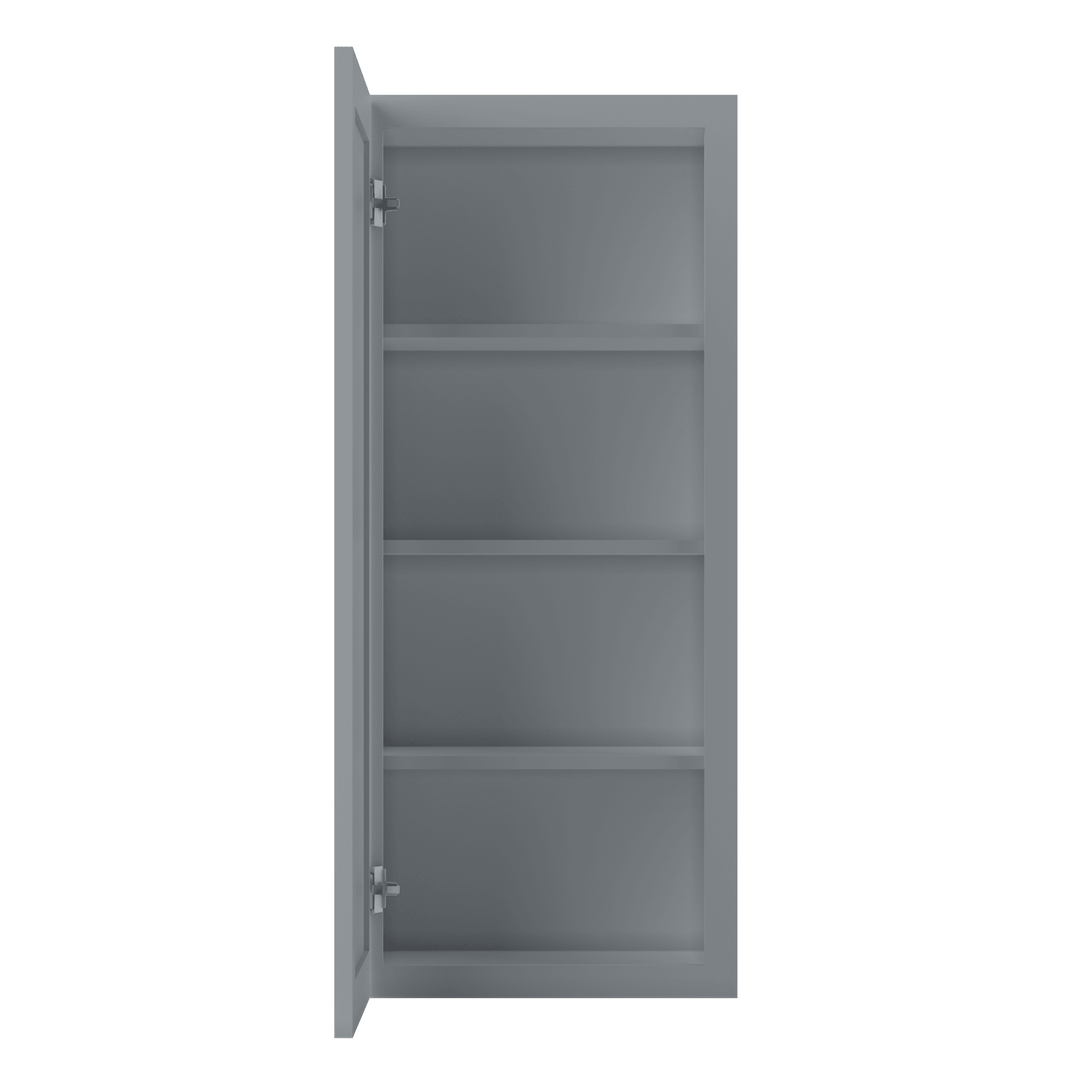 Wall Kitchen Cabinet W1842 Colonial Gray LessCare 18 in. width 42 in. height 12 in. depth